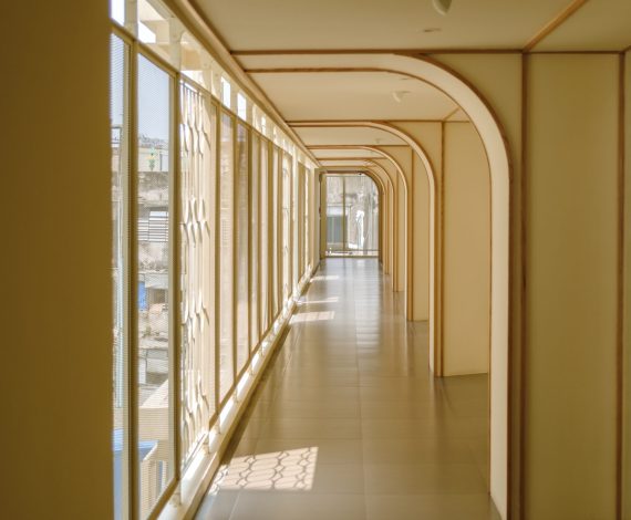 art deco luxury hotel architecture from the 80s.